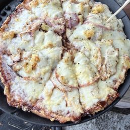 Gluten free BBQ Chicken Pizza