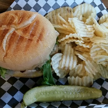 River Rock Cafe - The rancher & chips - Pizza Near Me - Danbury, North Carolina