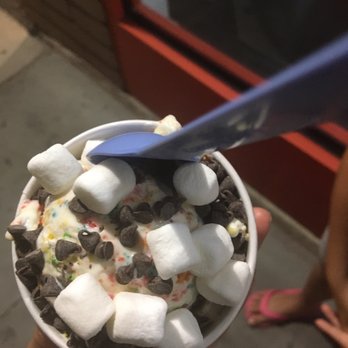 Creamistry - Fruity pebbles with marshmallows and chocolate chips. - Ice Cream & Frozen Yogurt Near Me - Gilbert, Arizona