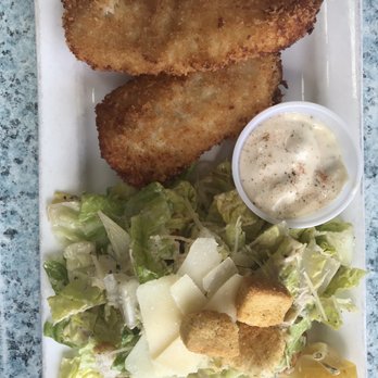 Doc's Marina Grill - Fish and Caesar Salad - American Near Me - Bainbridge Island, Washington Doc's Marina Grill - Fish and Caesar Salad - American Near Me - Bainbridge Island, Washington