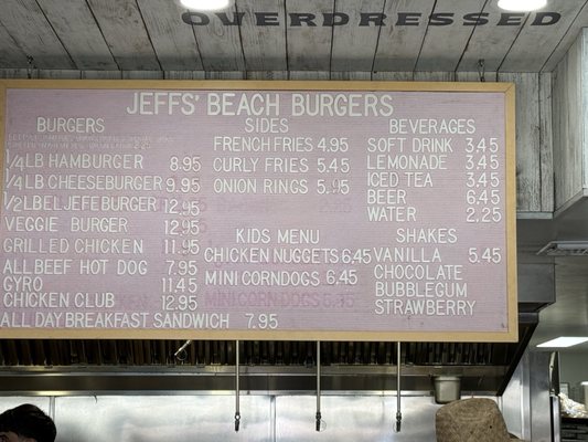 Menu photo 3 Jeffs' Beach Burgers San Diego, CA Menu photo 3 Jeffs' Beach Burgers San Diego, CA