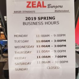 Hours of Op - May 2019 Hours of Op - May 2019