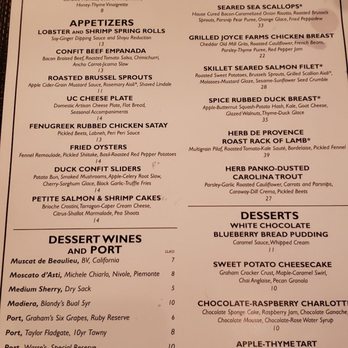 Undercurrent Restaurant - Dinner menu - French Near Me - Greensboro, North Carolina
