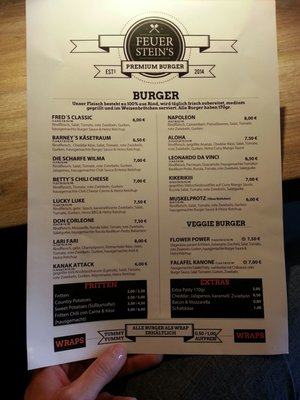 Menu photo 2 Feuerstein's Cologne, NW
