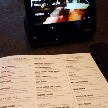 Yard House - Disposable menu and electronic menu - Bars Near Me - Houston, Texas Yard House - Disposable menu and electronic menu - Bars Near Me - Houston, Texas