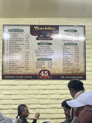 Menu photo 4 Lenchita's Pacoima, CA