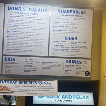 Rubio's Coastal Grill - Menu - Mexican Near Me - Chula Vista, California Rubio's Coastal Grill - Menu - Mexican Near Me - Chula Vista, California