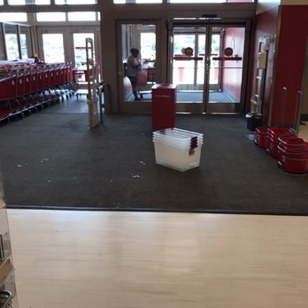 Target - Employees don't care. They dropped containers by  entrance and left them there - Department Stores Near Me - Brooklyn, New York