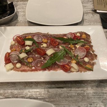 Viana - Carpaccio...paired very well with Tempranillo - Spanish Near Me - Barcelona, B Viana - Carpaccio...paired very well with Tempranillo - Spanish Near Me - Barcelona, B