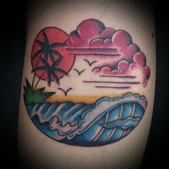 Tattoos And Smoke - Right leg T.B.O.O - Tattoo Near Me - Las Vegas, Nevada