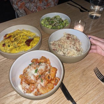 Lilia - Rigatoni Diavola, Mafaldini, Ricotta Gnocchi, Sheeps Milk Cheese Filled Agnolotti - Italian Near Me - Brooklyn, New York