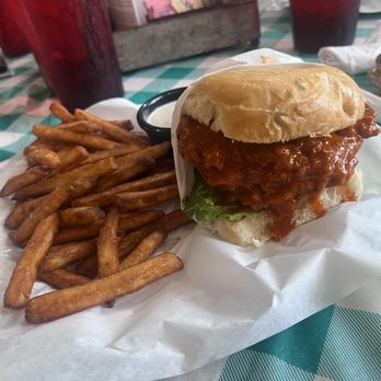 Walker's Cafe - Buffalo Chicken Sandwich - American Near Me - Madisonville, Texas Walker's Cafe - Buffalo Chicken Sandwich - American Near Me - Madisonville, Texas