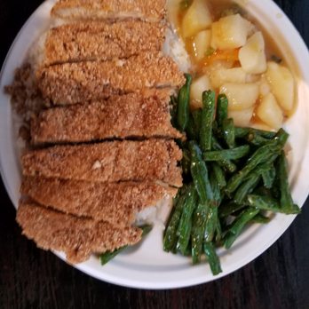 JJ Tea House - Chicken cutlet over rice - Taiwanese Near Me - Columbia, South Carolina JJ Tea House - Chicken cutlet over rice - Taiwanese Near Me - Columbia, South Carolina