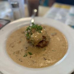 Liz's Where Y'at Diner - NAPOLEON FRIED GREEN TOMATOES