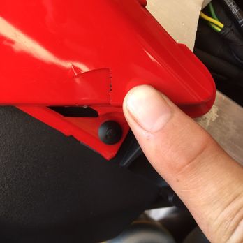 Malcolm Smith MotorSports - Barely noticeable crack in the fairing I wasn't suppose to see. (Keep in mind. The bike ONLY had 1500 miles and was never dropped prior) - Motorcycle Dealers Near Me - Riverside, California Malcolm Smith MotorSports - Barely noticeable crack in the fairing I wasn't suppose to see. (Keep in mind. The bike ONLY had 1500 miles and was never dropped prior) - Motorcycle Dealers Near Me - Riverside, California
