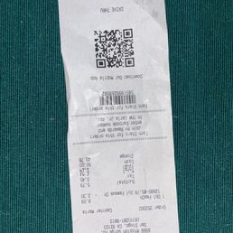 My receipt, paid cash and correct amount not what I originally got back My receipt, paid cash and correct amount not what I originally got back
