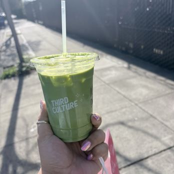 Third Culture Bakery - Berkeley - Iced Matcha Latte with Oatmilk - Bakeries Near Me - Berkeley, California Third Culture Bakery - Berkeley - Iced Matcha Latte with Oatmilk - Bakeries Near Me - Berkeley, California