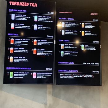 Terrazzo Tea - Menu - Bubble Tea Near Me - Austin, Texas Terrazzo Tea - Menu - Bubble Tea Near Me - Austin, Texas