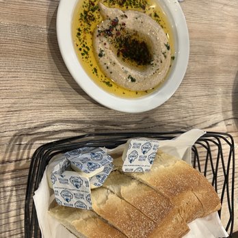 IL Granaio - Complimentary bread and hummus - Italian Near Me - Glen Mills, Pennsylvania IL Granaio - Complimentary bread and hummus - Italian Near Me - Glen Mills, Pennsylvania