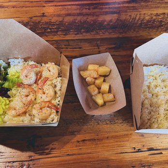 Coco Shrimp - Plano - Butter Garlic (GF) Side Rice Side Grilled Pineapple - Seafood Near Me - Plano, Texas