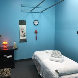 Evergreen Massage - This is our single massage room.  We walk on your back for free with massage,