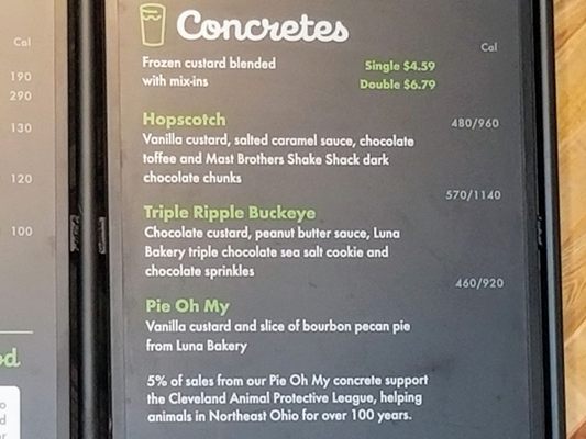 Menu photo 5 Shake Shack Pinecrest Orange Village, OH