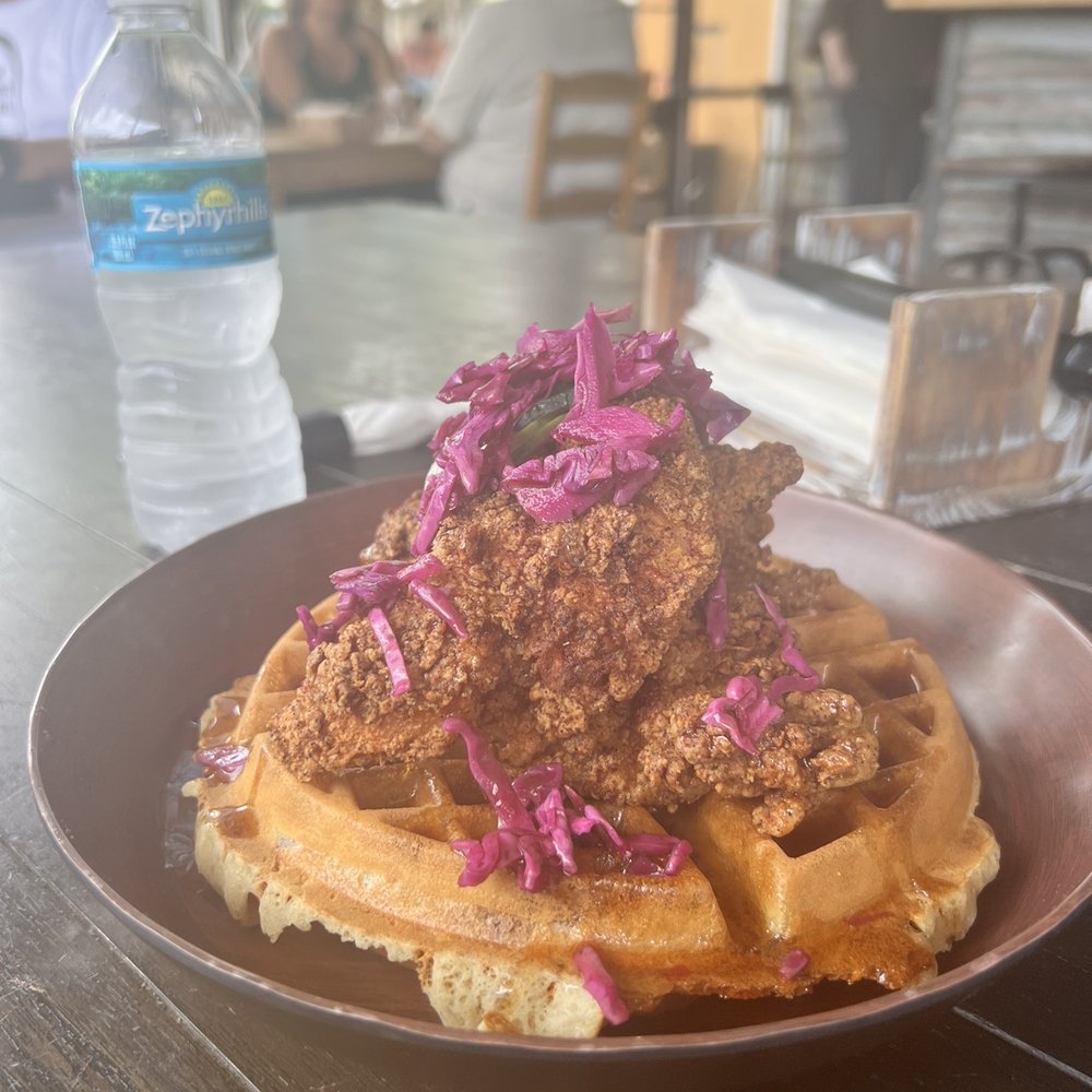 Fork & Hen - Southern chicken waffle . The best ever - Soul Food Near Me - Sarasota, Florida Fork & Hen - Southern chicken waffle . The best ever - Soul Food Near Me - Sarasota, Florida