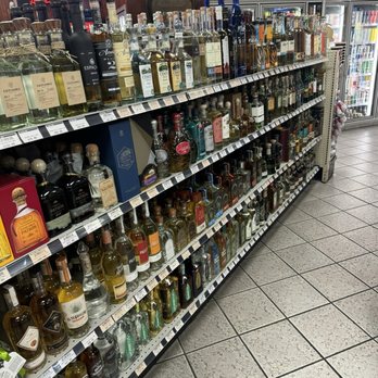 Liquor Barn - shelves of liquor in a store - Beer, Wine & Spirits Near Me - Modesto, California