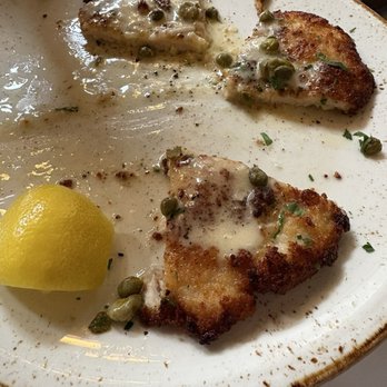 Scala Osteria - Pork scallopini (mostly eaten) - Italian Near Me - Napa, California Scala Osteria - Pork scallopini (mostly eaten) - Italian Near Me - Napa, California