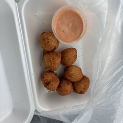 Skooters Grill & Yogurt - Jalapeño and Corn Hush Puppies