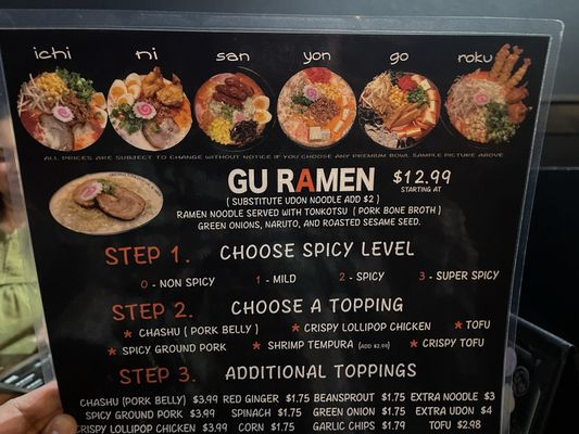 Menu photo 7 Gu Ramen Taps & Tapas Long Beach, CA Menu photo 7 Gu Ramen Taps & Tapas Long Beach, CA