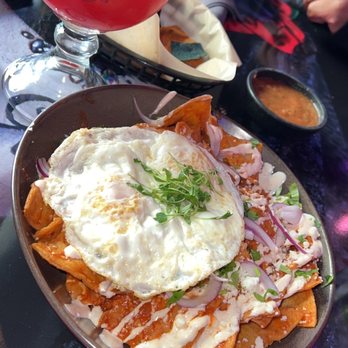 LTC - Chilaquiles and strawberry margarita - Mexican Near Me - Chula Vista, California