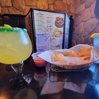 Casa Lago Cantina - House margarita with chips and salsa - Bars Near Me - Tilton, New Hampshire