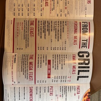 Stonefire Grill - inside menu from May 2023 - American Near Me - Irvine, California Stonefire Grill - inside menu from May 2023 - American Near Me - Irvine, California