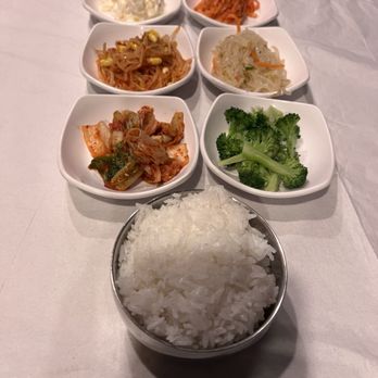 Minari - 4/11/26 FYI. Banchan & white rice. - Korean Near Me - San Bruno, California Minari - 4/11/26 FYI. Banchan & white rice. - Korean Near Me - San Bruno, California