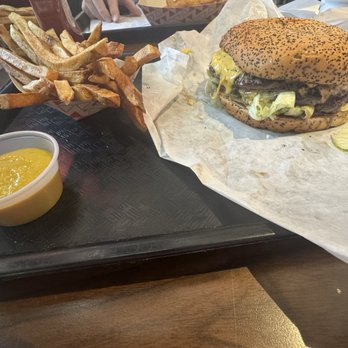 Chester's Hamburgers - Cheeseburger Double and fries - Burgers Near Me - Universal City, Texas