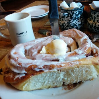 Camp 18 Restaurant - Cinnamon roll - American Near Me - Seaside, Oregon Camp 18 Restaurant - Cinnamon roll - American Near Me - Seaside, Oregon