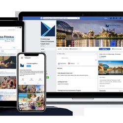 OMNICOMMANDER - Chattanooga Federal Employees Credit Union's Social Media pages on Facebook, Twitter and Instagram.