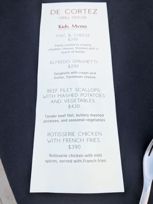 Menu photo 4 De Cortez Cabos San Lucas, BCS