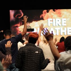 Ascent Church - Worshipful moment at Ascent Church Westlake OH