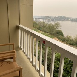Balcony with view of the Suislaw River Balcony with view of the Suislaw River