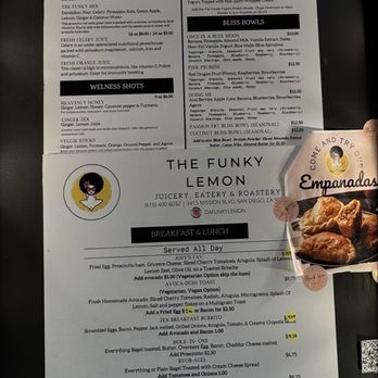The Funky Lemon - Menu 9/2025 - Coffee & Tea Near Me - San Diego, California The Funky Lemon - Menu 9/2025 - Coffee & Tea Near Me - San Diego, California
