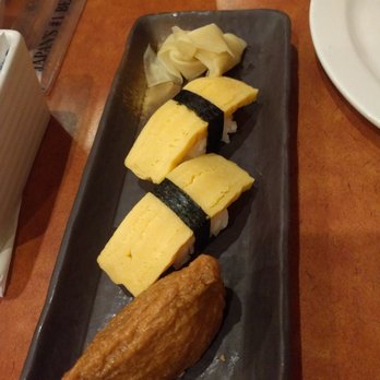 Matsu - Tamago and tofu skin nigiri - Sushi Bars Near Me - Houston, Texas