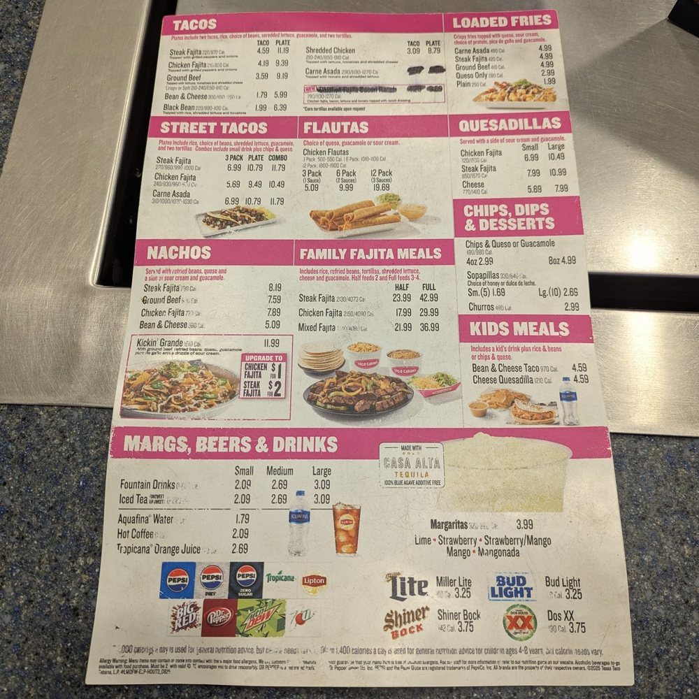 Taco Cabana - Taco Cabana Menu - Mexican Near Me - Pearland, Texas Taco Cabana - Taco Cabana Menu - Mexican Near Me - Pearland, Texas