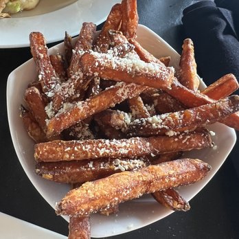 Morrison - Burbank - Sweet Potato Fries (with garlic + Parmesan) - Gastropubs Near Me - Burbank, California Morrison - Burbank - Sweet Potato Fries (with garlic + Parmesan) - Gastropubs Near Me - Burbank, California