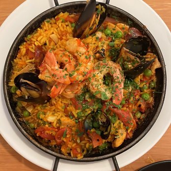 La Boca - Paella for one. It's big enough to share - Tapas Bars Near Me - Santa Fe, New Mexico