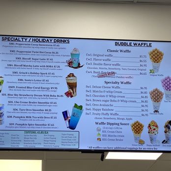 Tea Jar - Menu - Bubble Tea Near Me - Mansfield, Texas