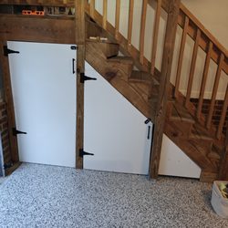 Mason Makes It Happen - After custom doors were built