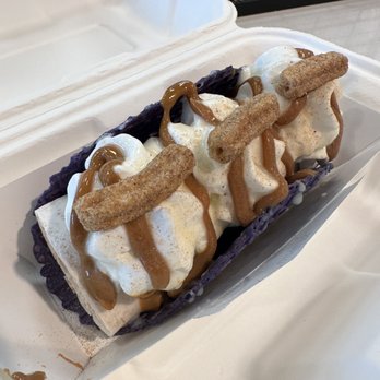 Sweet Rolled Tacos - Churro rolled taco - Ice Cream & Frozen Yogurt Near Me - Riverton, Utah