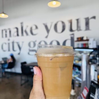 Good City Coffee - Sugar-free, almond latte $6 - Coffee & Tea Near Me - Spring, Texas